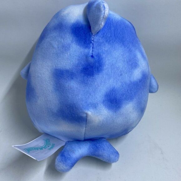Squishmallows 5" SAMIR whale Sea life NWT Easter Basket Blue Tye Dye Plush - Picture 4 of 6